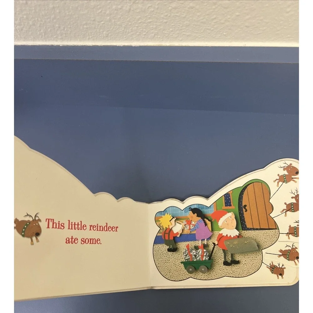 THIS LITTLE REINDEER (PLAYTIME RHYMES) By Public Domain & Paige Billin-frye *VG*